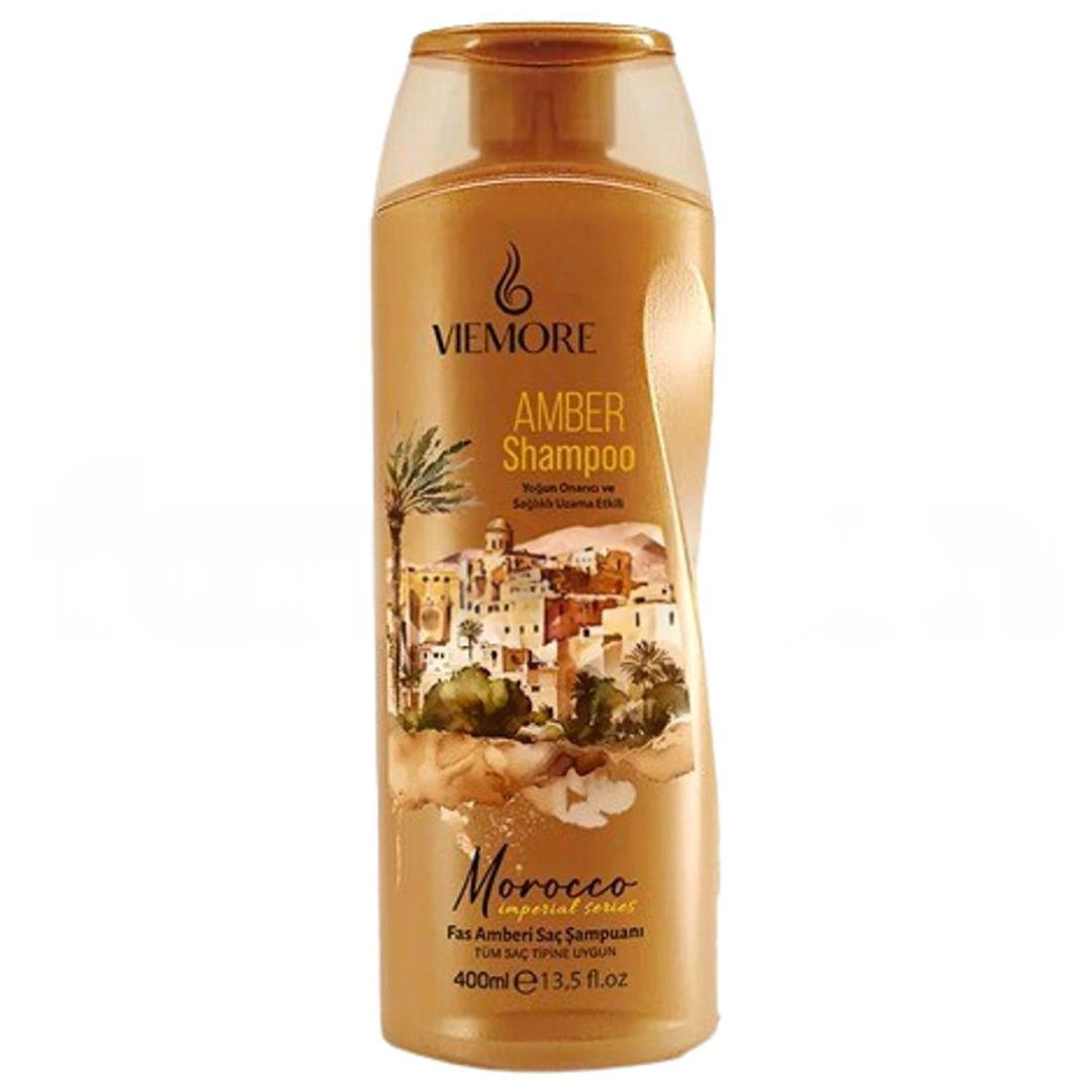 Viemore Fas Amberi Onarıcı Güçlendirici Dökülme Karşıtı Canlılık Nemlendirici Saç Şampuanı 400 ml