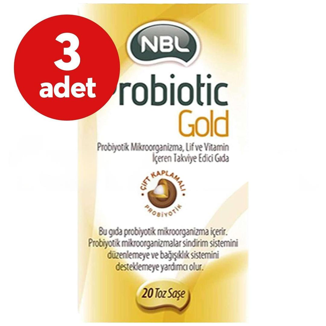 NBL Probiotic Gold 20 Saşe - 3 Adet