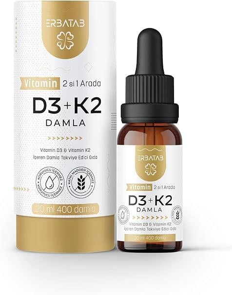 Erbatab Vitamin D3 K2 20 ml Damla