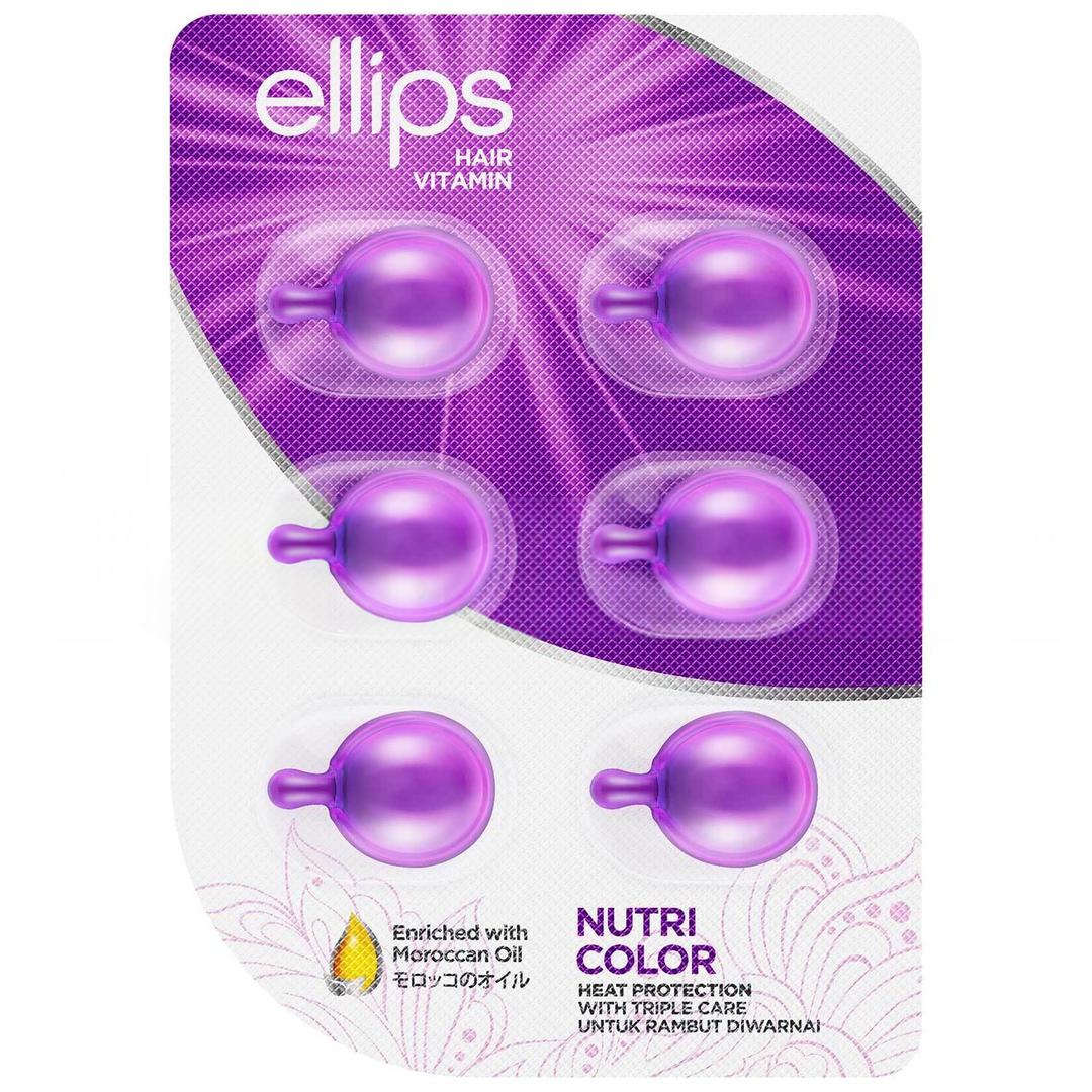 Ellips Nutri Color Boyalı Saçlara Özel Saç Vitamini 6'lı Blister
