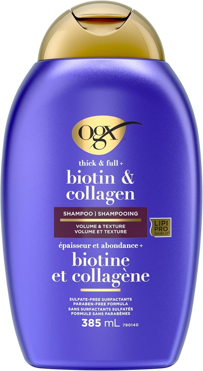 OGX Biotin Collagen 385 ml Tüm Saç Tipleri İçin Besleyici Dolgunlaştırıcı Etkili Şampuan