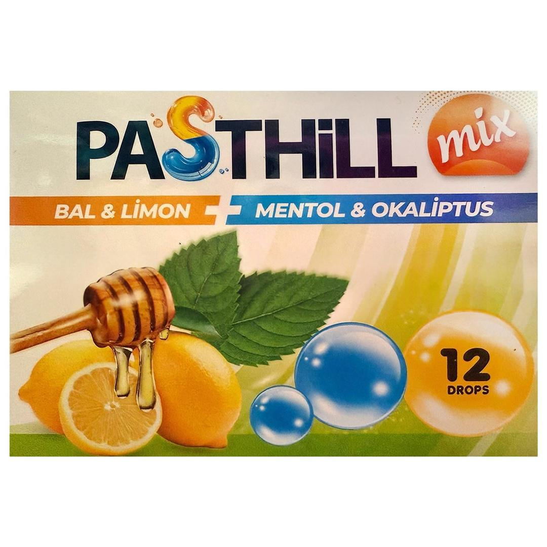 Pasthill Mix Bal Limon Mentol Okaliptus 12 Pastil