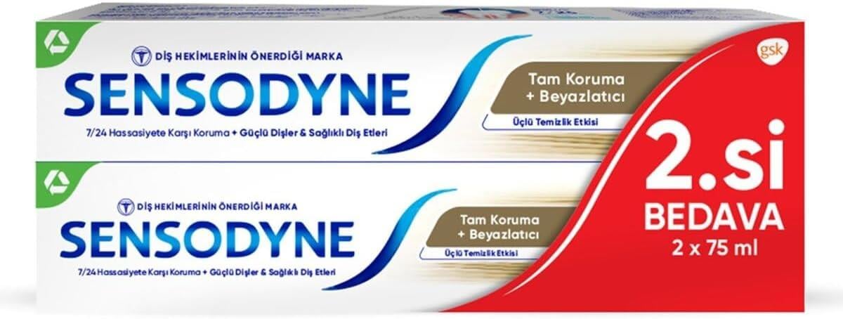 SENSODYNE TAM KORUMA+BEYAZLATICI PROMO PAKET