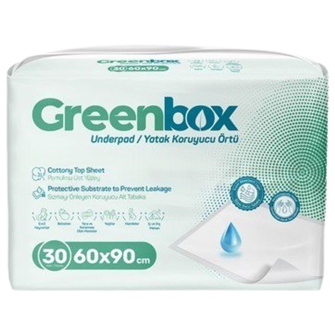 Greenbox Yatak Koruyucu Örtü 60x90 cm 30'lu