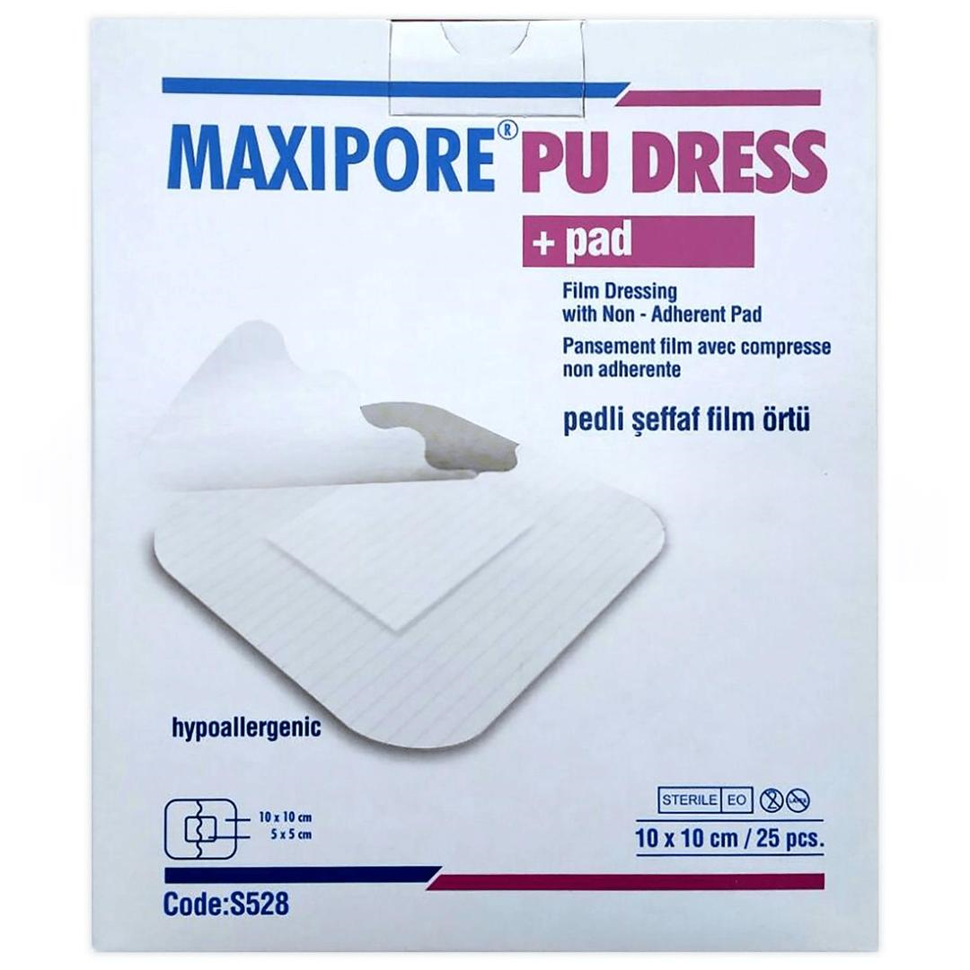 Maxipore Pu Dressing Banyo Bandı 10 x 10 cm Su Geçirmez 25'li