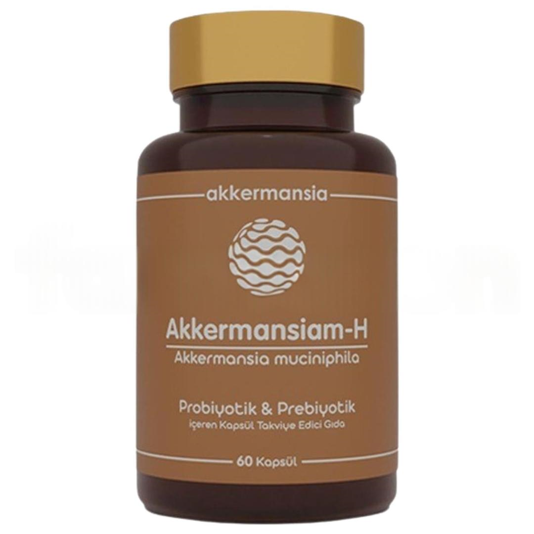 Akkermansiam-H Akkermansia Muciniphila İçeren Takviye Edici Gıda 60 Kapsül