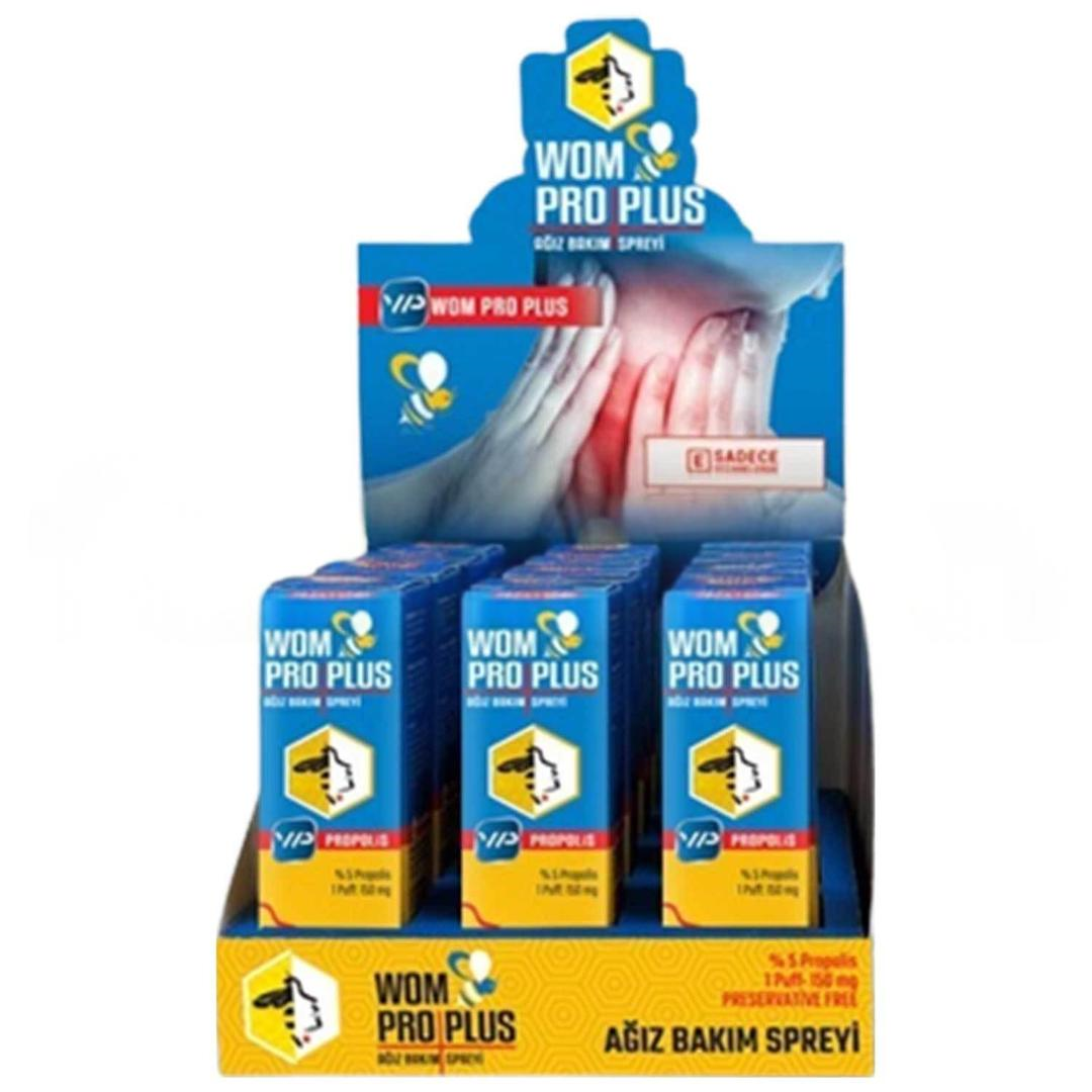 Wom Proplus Ağız Bakım Spreyi 20 ml - 12'li Stant