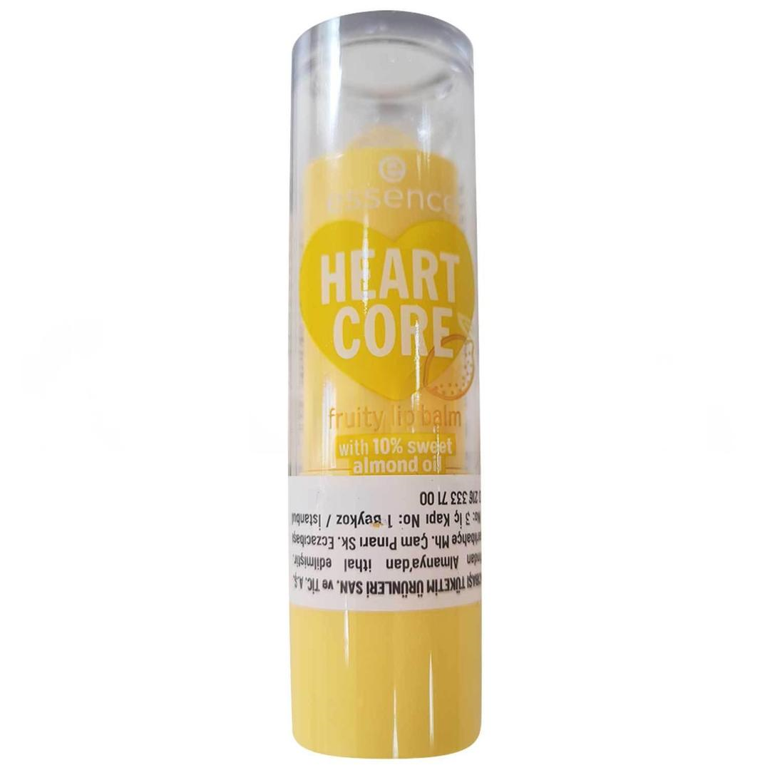 Essence Heart Core Meyveli Dudak Balsamı Limon No: 04