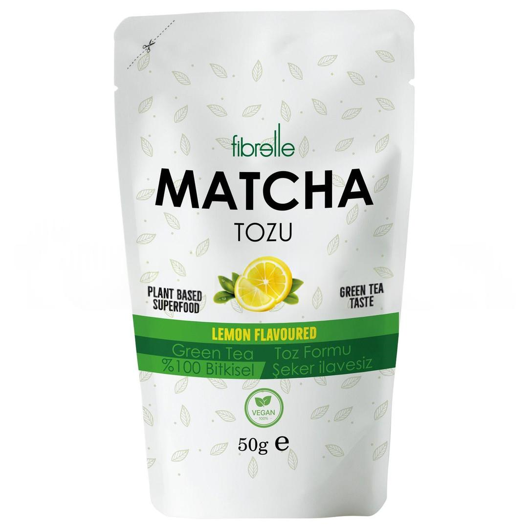 Fibrelle Matcha Çayı Limon Aramolalı 50 gr