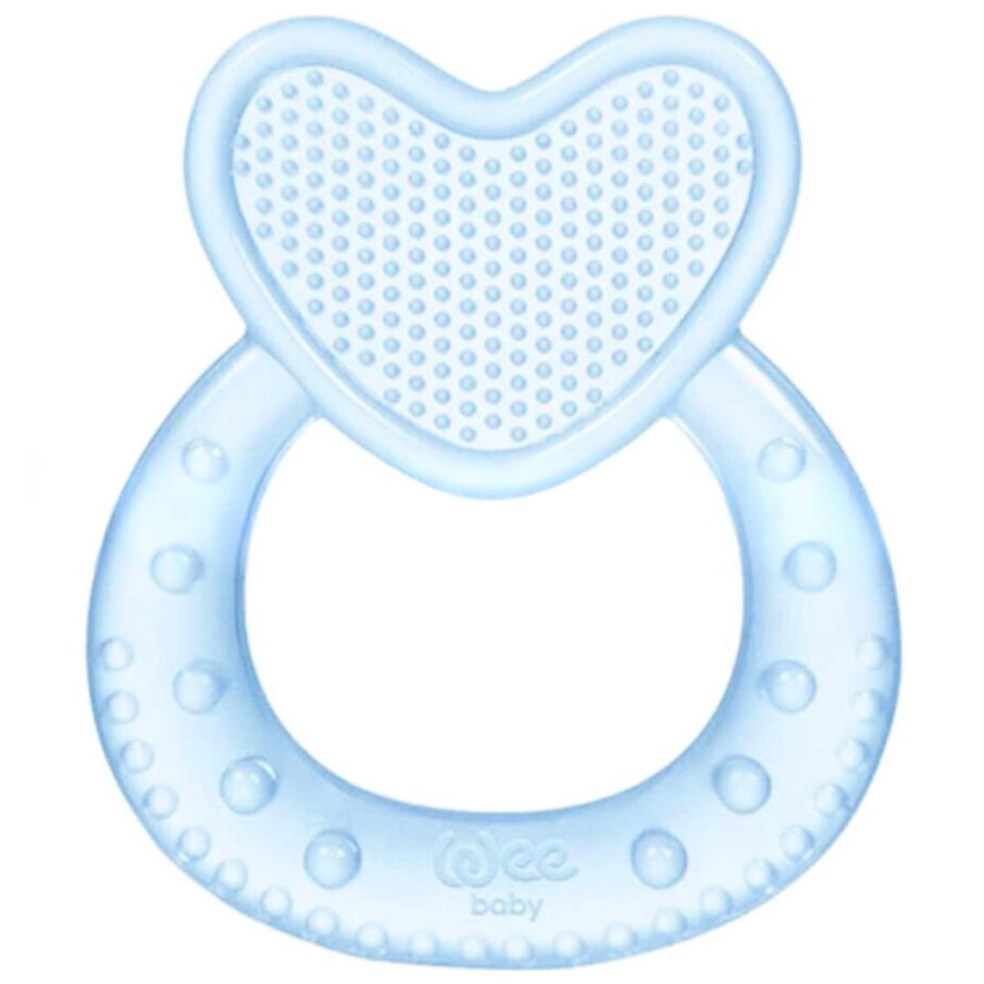 Wee Baby Kalpli Silikon Diş Kaşıyıcı - Mavi