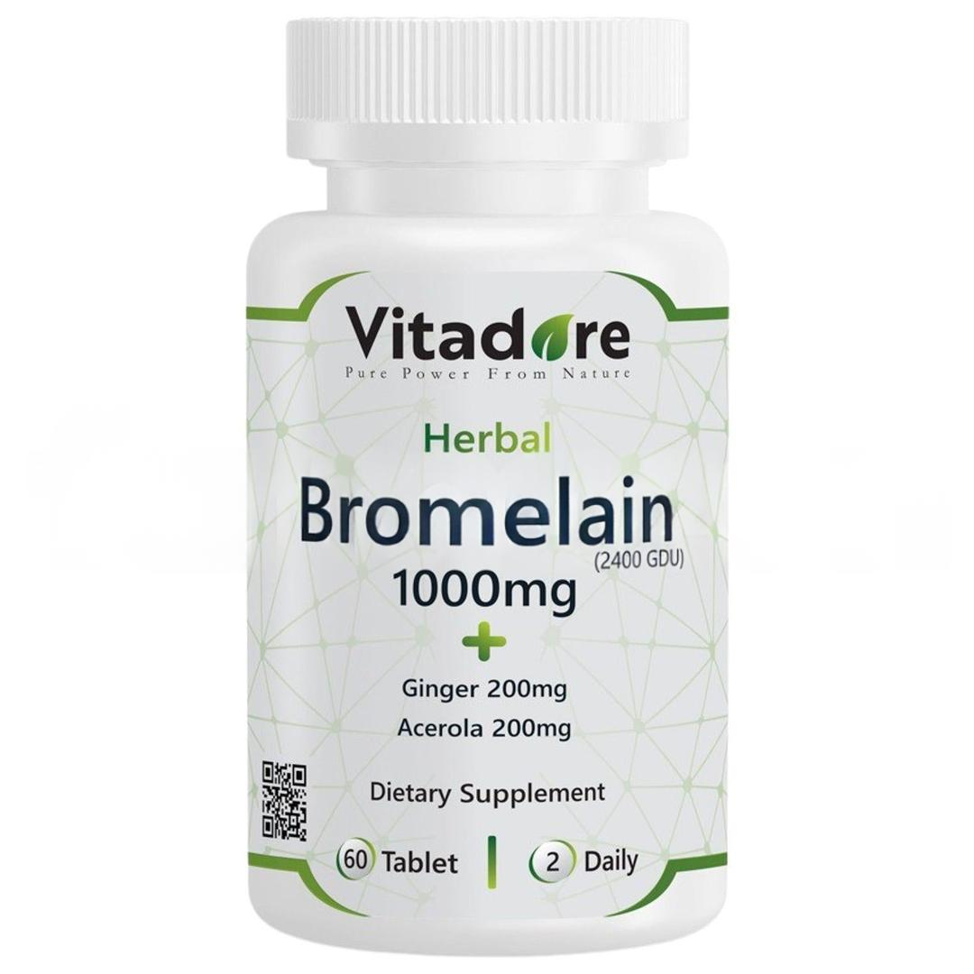 Vitadore Bromelain 1000 mg Ginger 200 mg ve Acerola 200 mg 60 Tablet