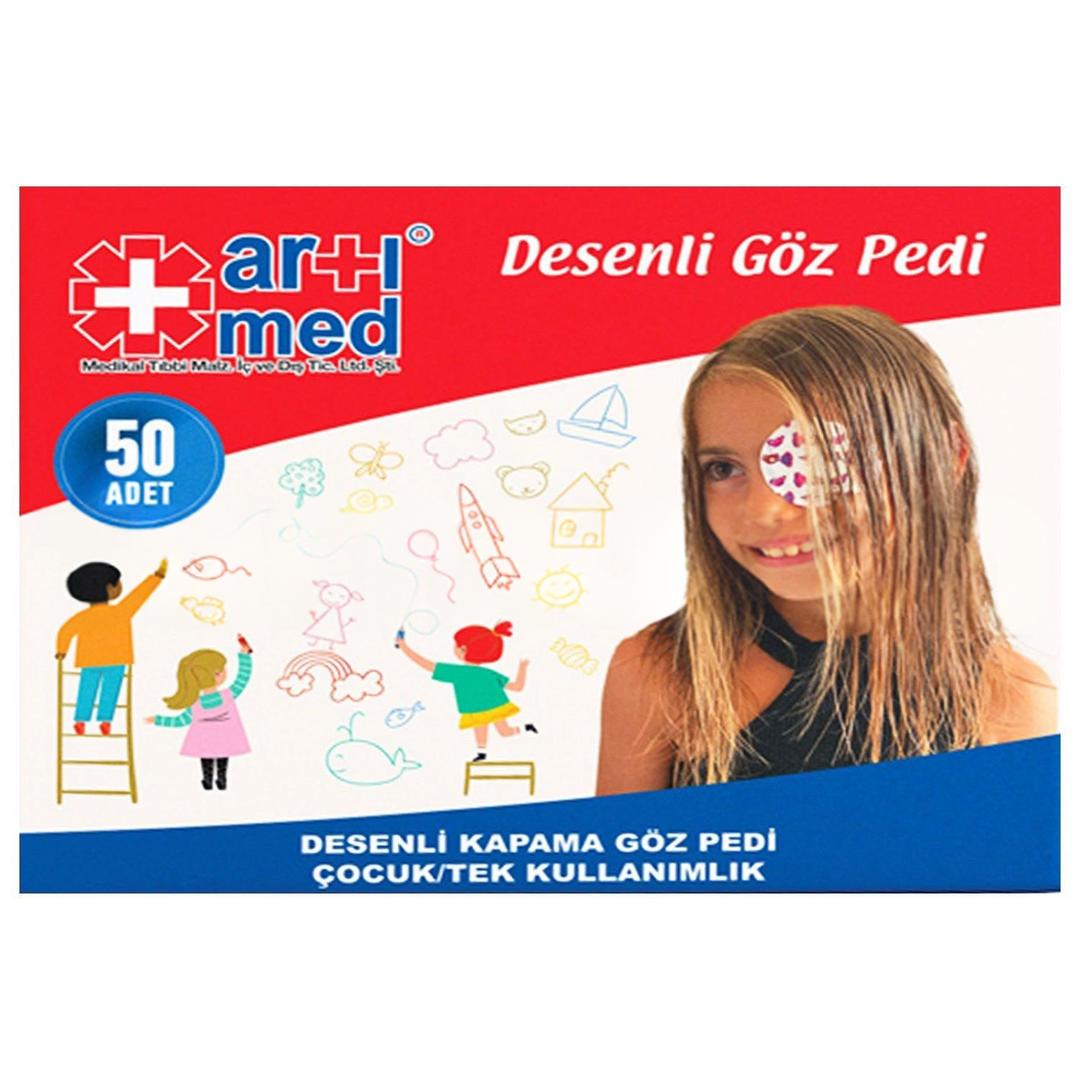 Artımed Göz Pedi Çocuk Renkli 50'li