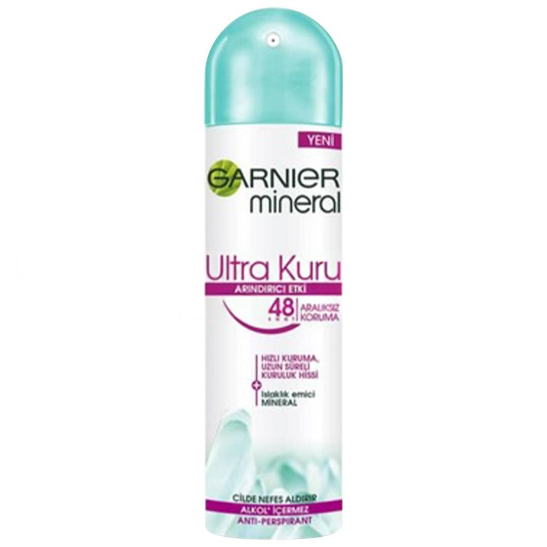 Garnier Mineral Ultra Kuru Arındırıcı Etki Sprey Deodorant 150 ml - Eski Ambalaj