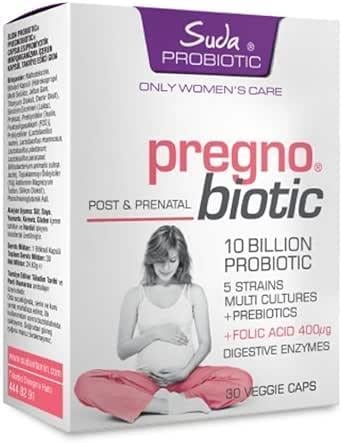 SUDA PROBIOTIC-PREGNOBIOTIC 30 Bitkisel Kapsül