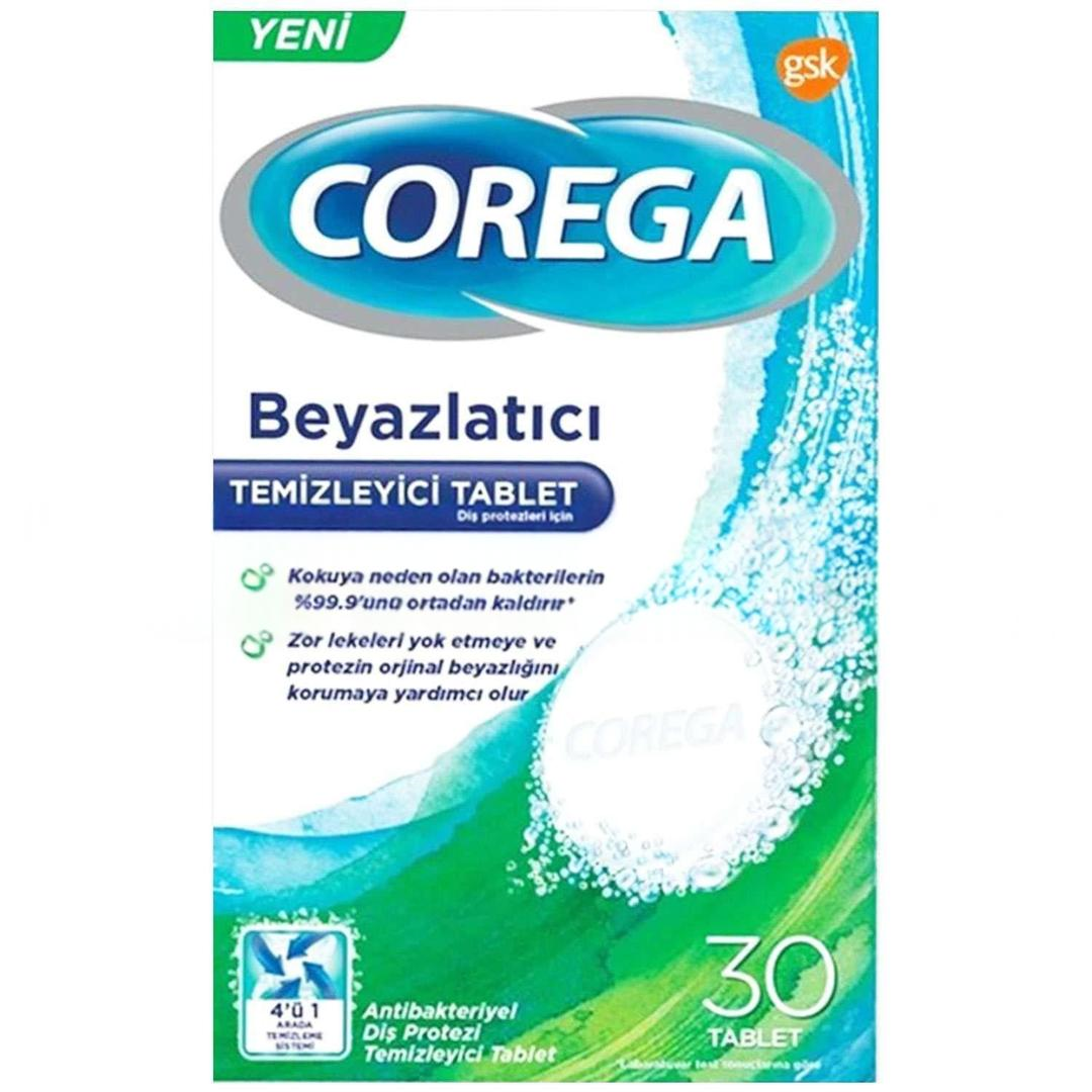 Corega Temizleyici Beyazlatıcı 30 Tablet - Eski Ambalaj