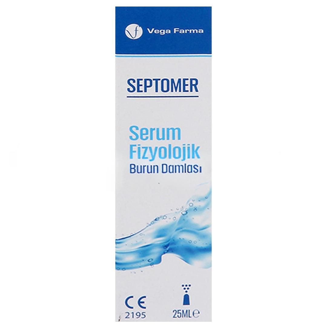 Septomer Serum Fizyolojik Burun Damlası 25 ml