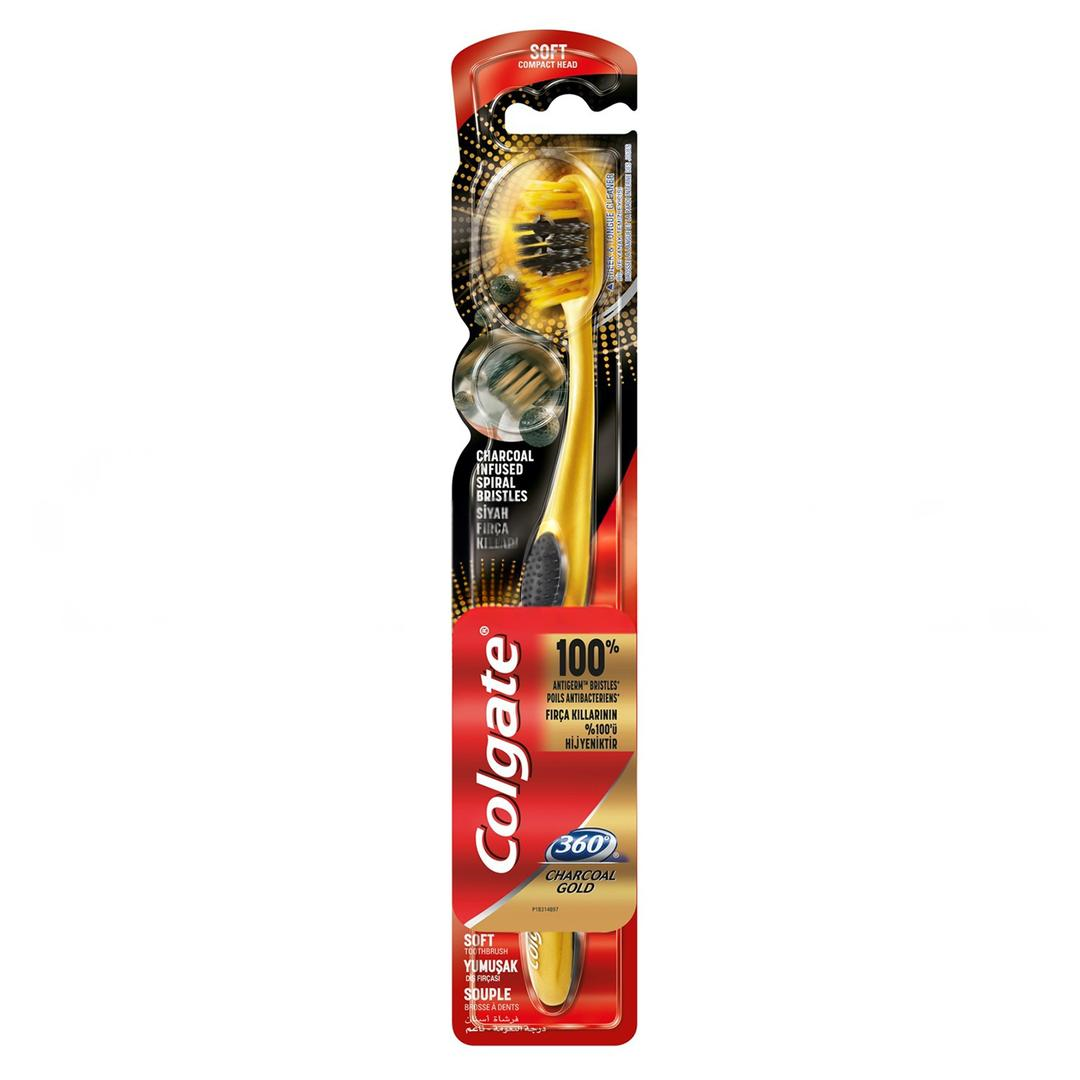 Colgate 360 Gold Charcoal Diş Fırçası Soft