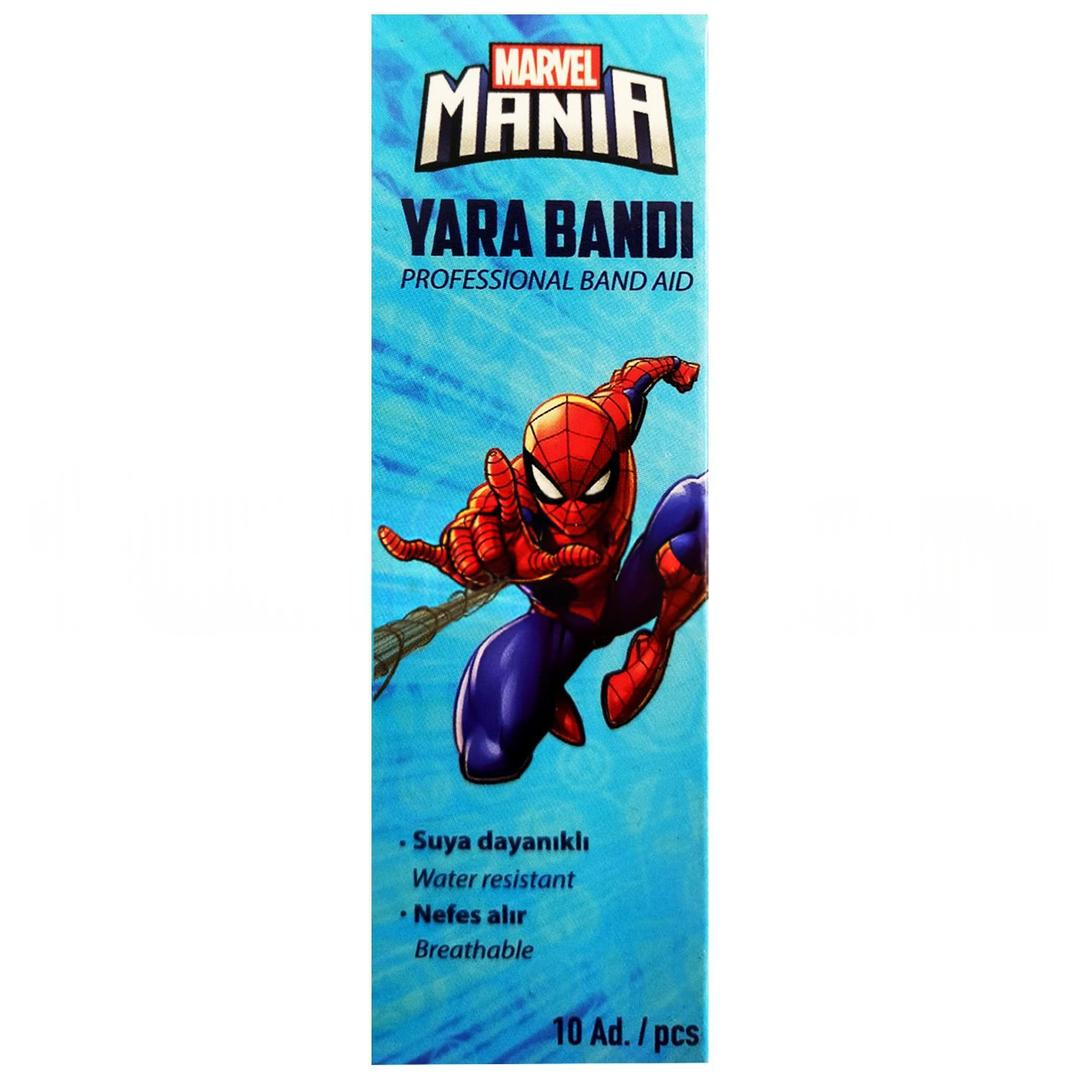 Marvel Spiderman Suya Dayanıklı Yara Bandı 10'lu