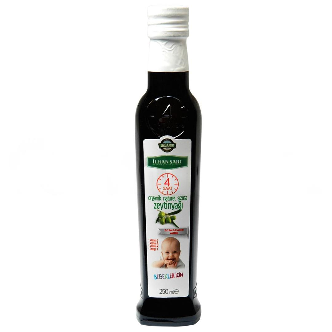 İlhan Sarı Bebekler İçin 4 Saat Organik Natürel Sızma Zeytinyağı 250 ml