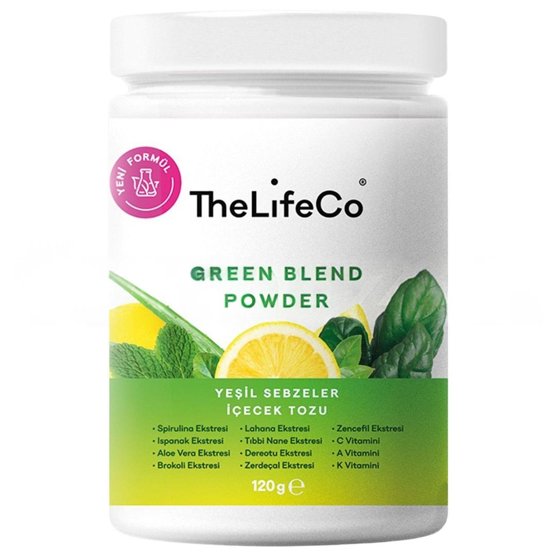 TheLifeCo Green Blend Yeşil Sebzeler İçecek Tozu 120 gr
