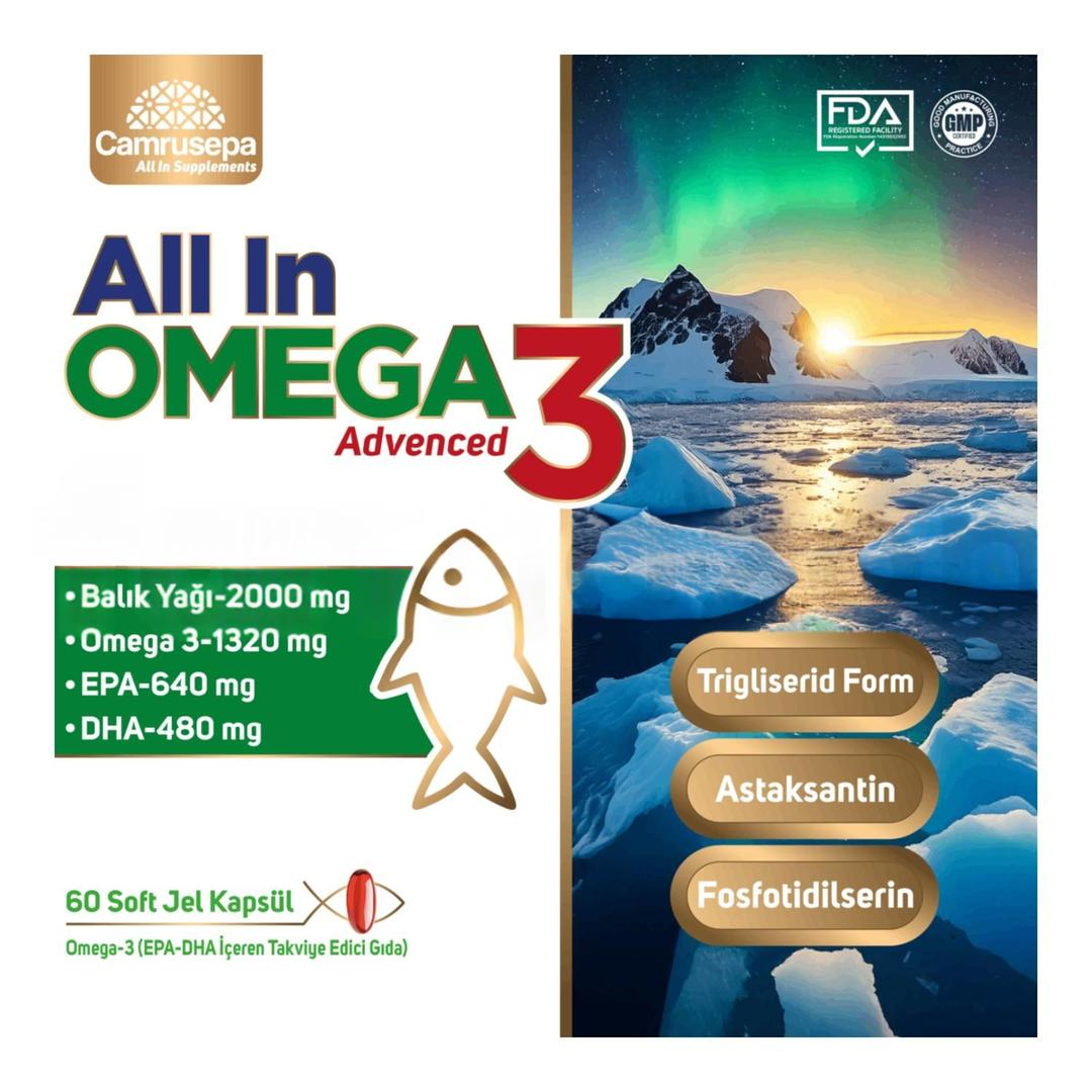 Camrusepa All In Omega-3 60 Tablet