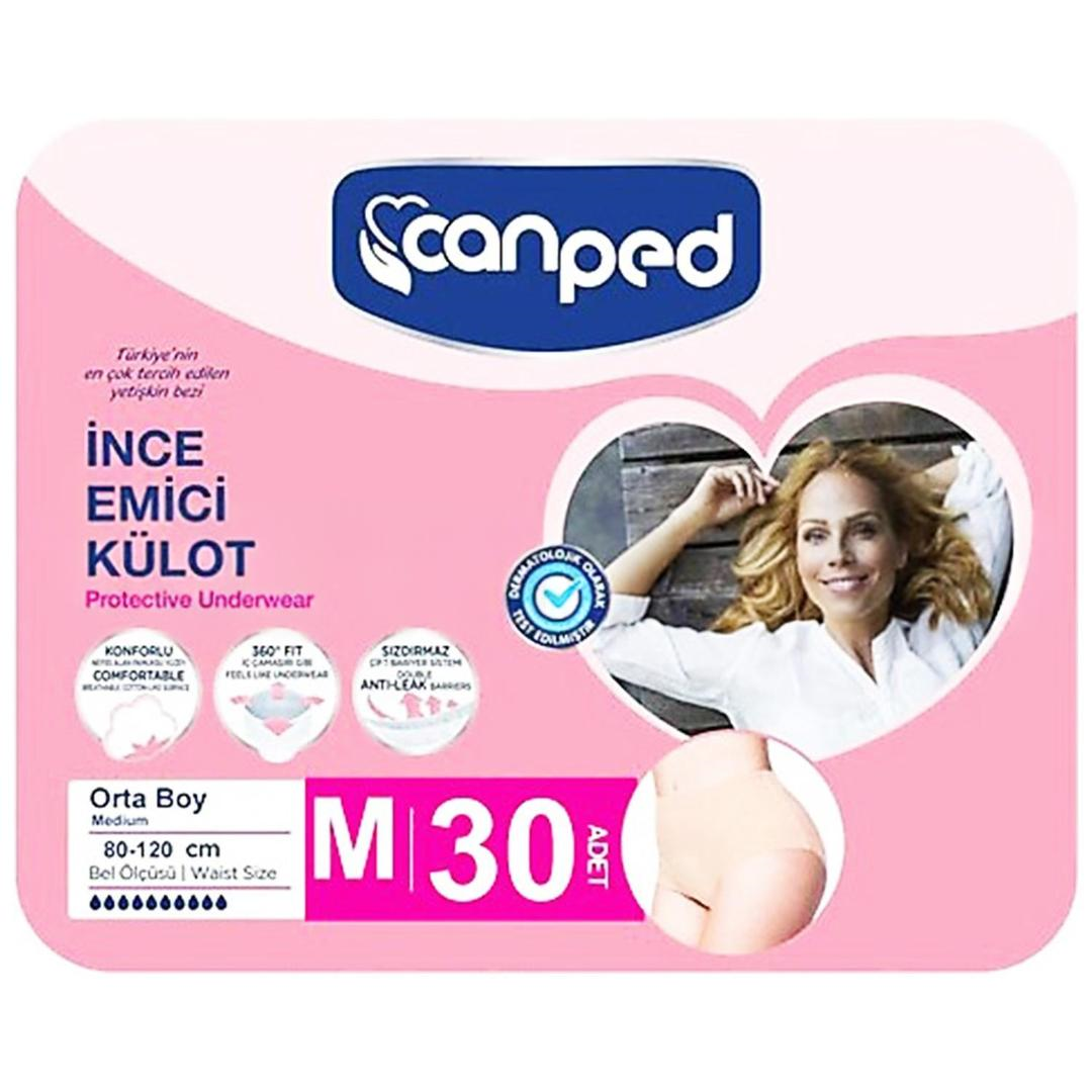 Canped İnce Emici Külot Medium 30'lu