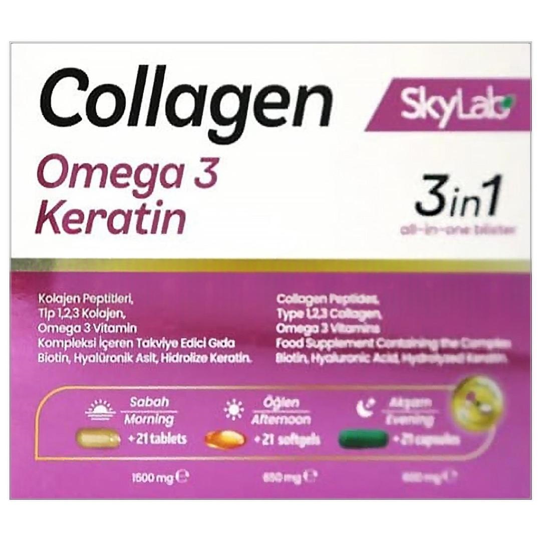 Skylab Collagen Omega 3 Keratin 21x3 Kapsül