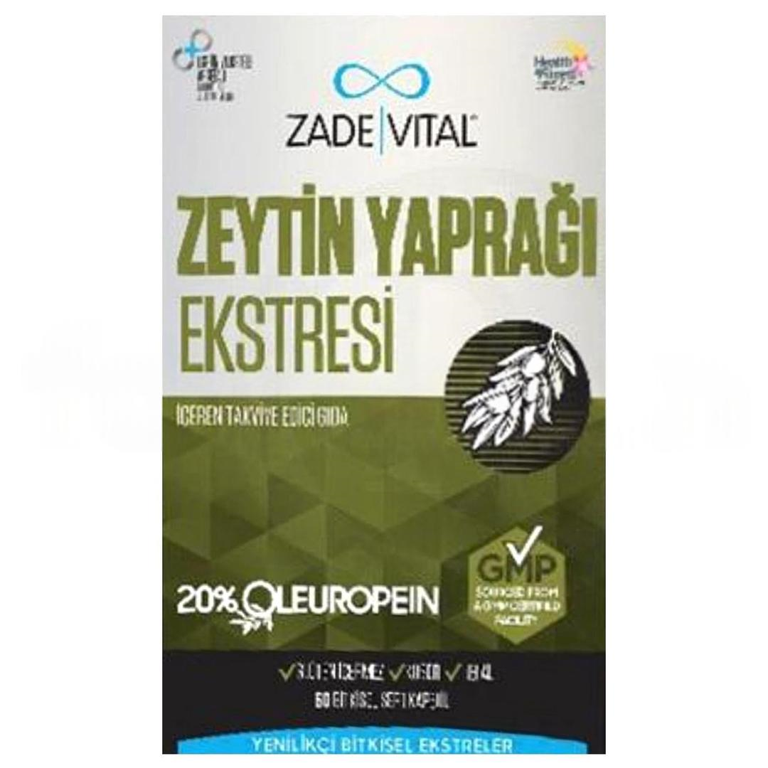 Zade Vital Zeytin Yaprağı Ekstresi 60 Kapsül