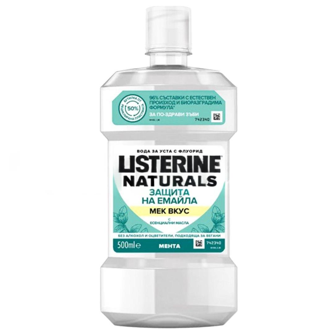 Listerine Naturals Enamel Koruyucu Ağız Bakım Suyu 500 ml