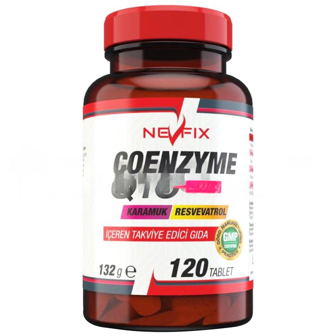 Nevfix Koenizm Q10 200 mg Karamuk Resveratrol 120 Tablet