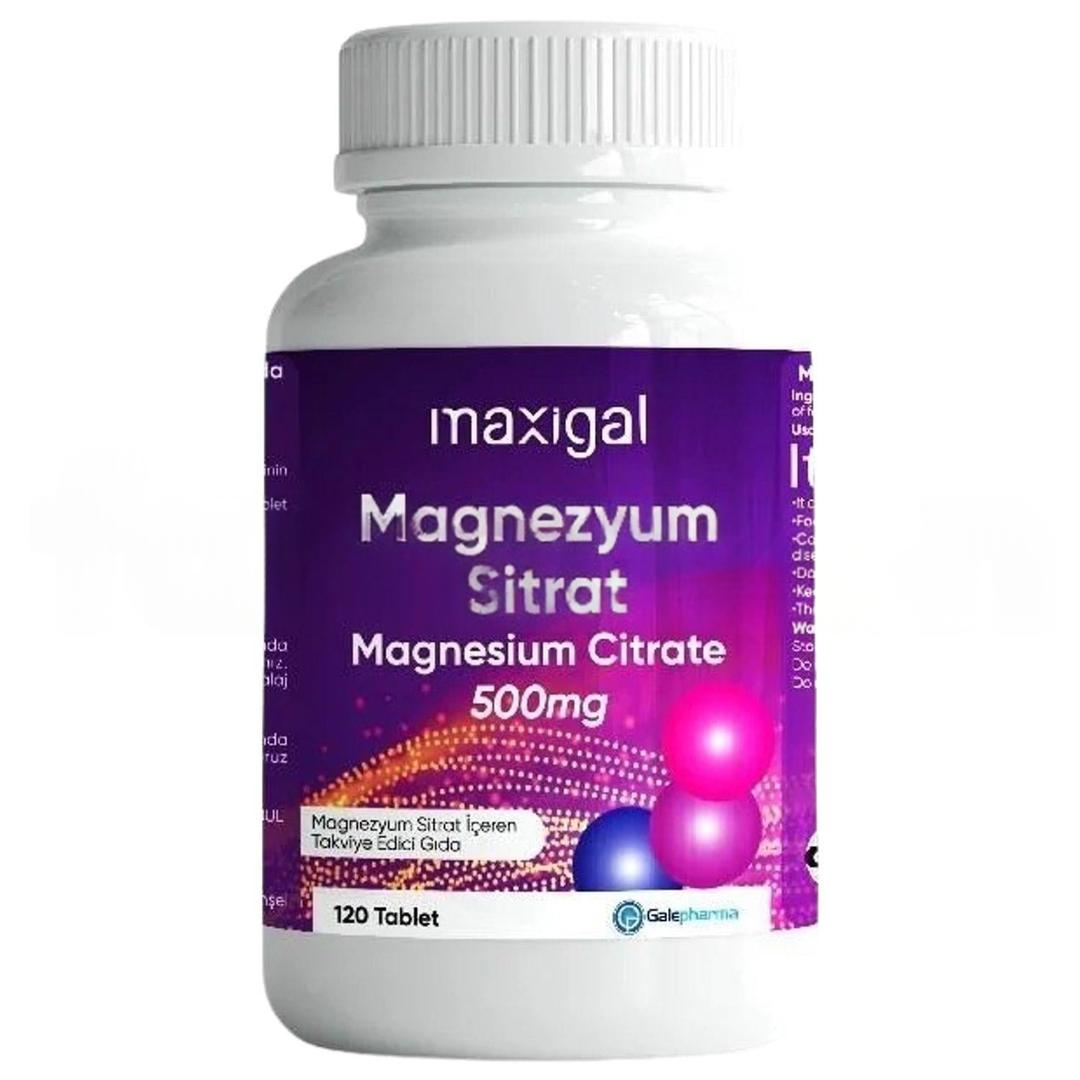 Maxigal Magnezyum Sitrat 120 Tablet