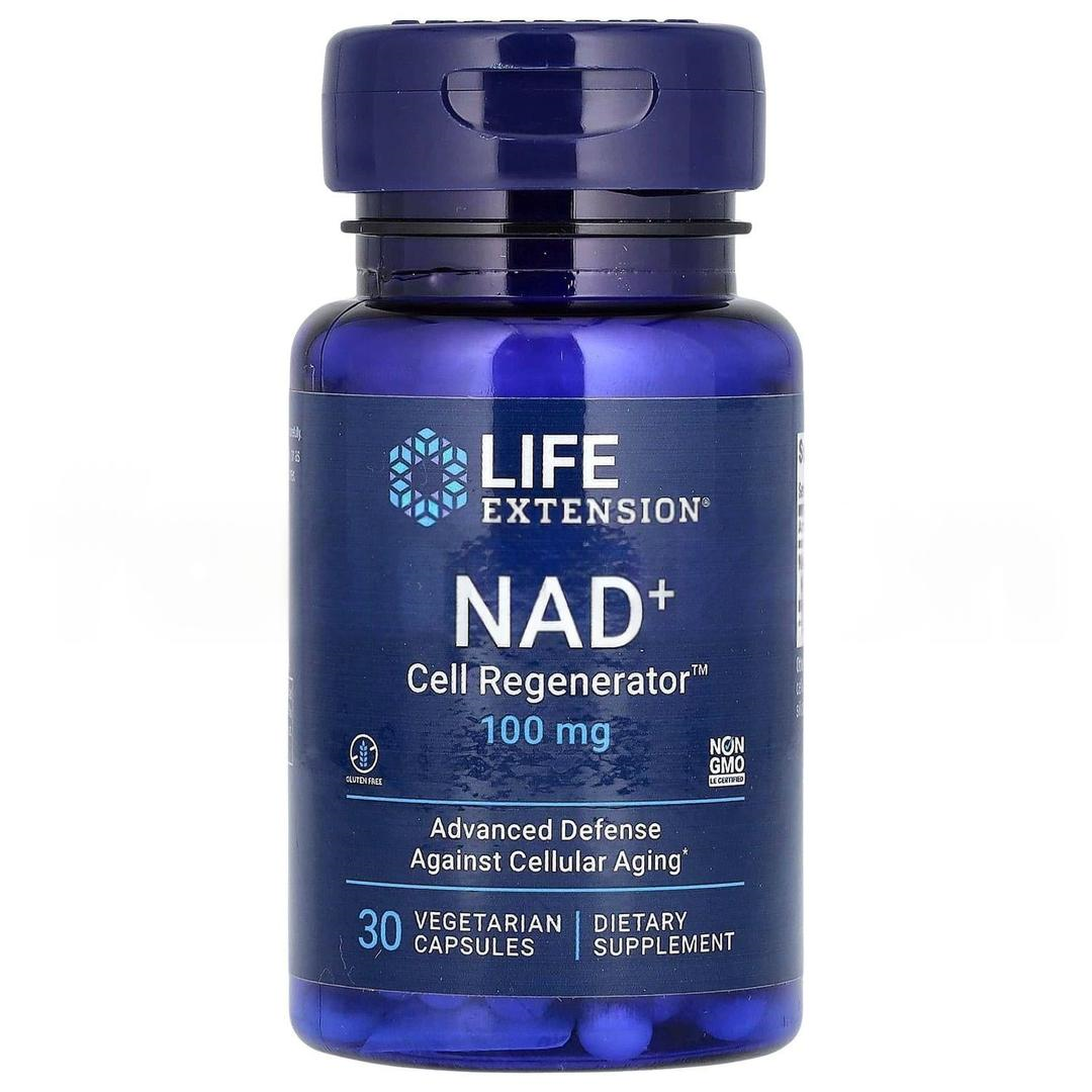 Life Extension NAD+ Cell Regenerator 100 mg 30 Vegetarian Capsules - İthal