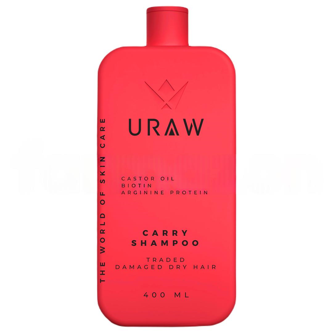 Uraw Carry Shampoo Yoğun Saç Dökülmesine Karşı Bakım Şampuanı 400 ml