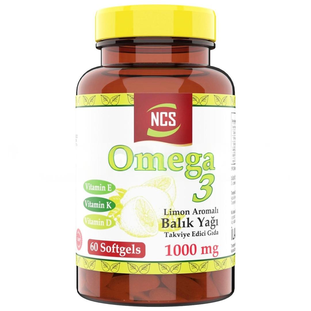 Ncs Omega3 1000 mg Vitamin K+D+E 60 Kapsül