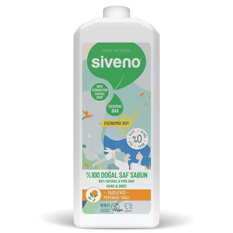 Siveno Portakal Yağlı Doğal Sıvı Sabun 1 Litre