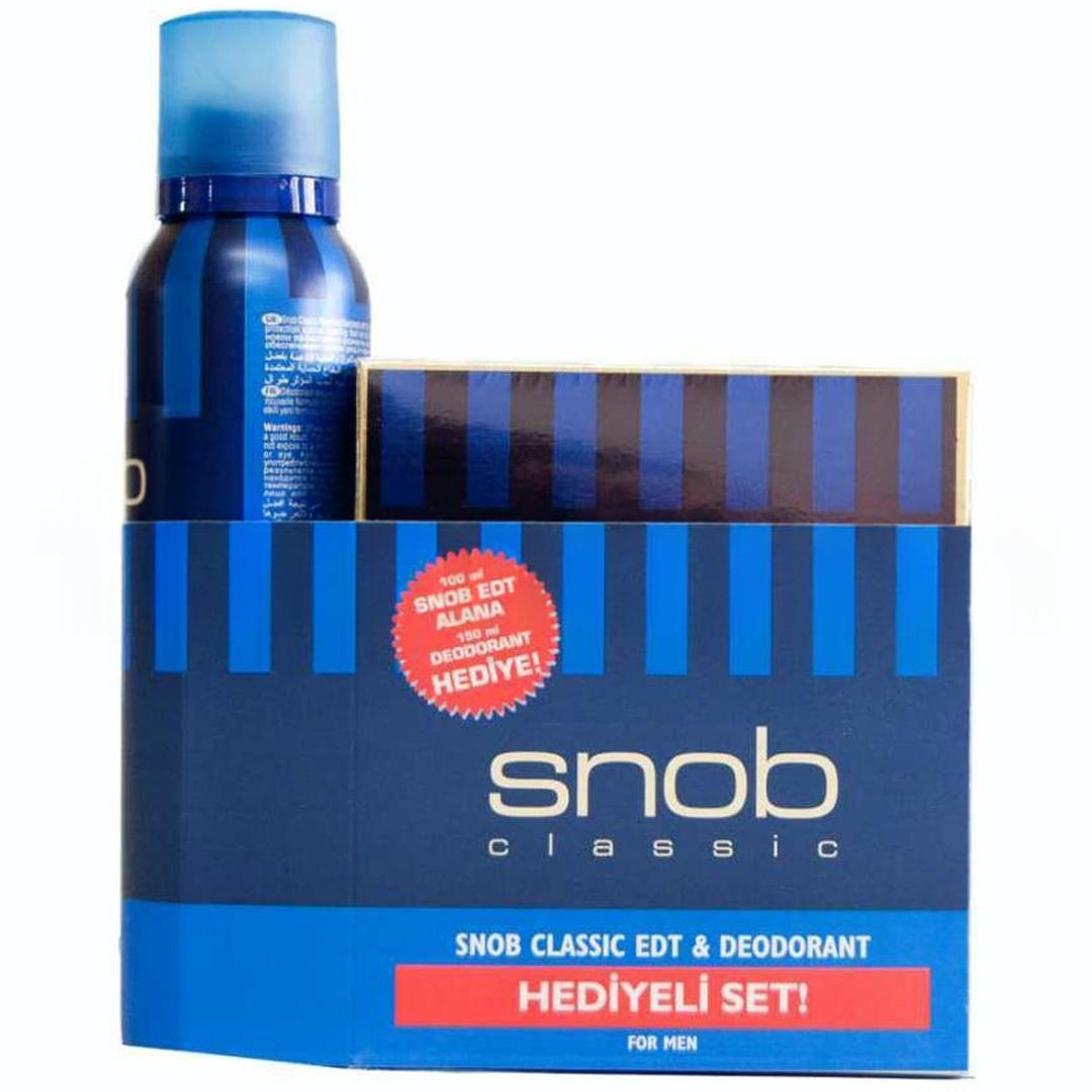 Snob Classic Kofre - Parfüm 100 ml + Deodorant 150 ml