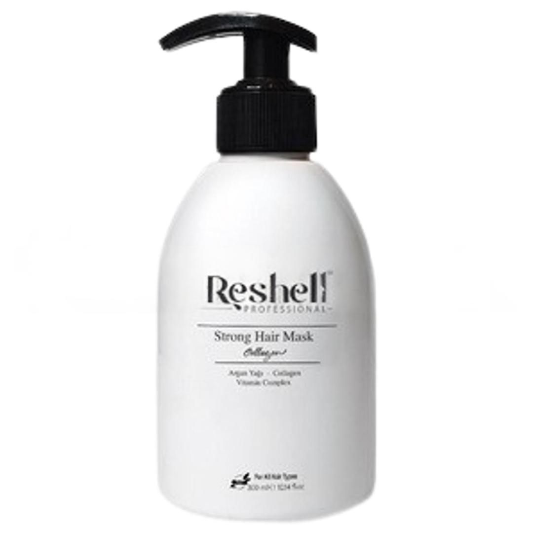 Reshell Kuru Yıpranmış Boyalı Saçlar İçin Onarıcı ve Besleyici Argan Yağlı Kolajen Saç Bakım Maskesi 300 ml