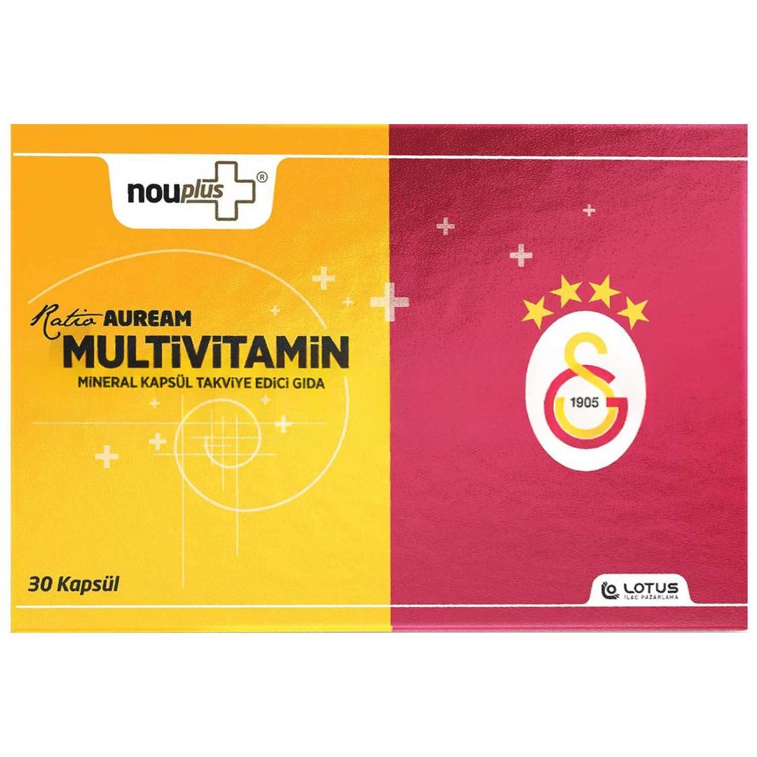 Nouplus Galatasaray Ratio Auream Multivitamin 30 Kapsül