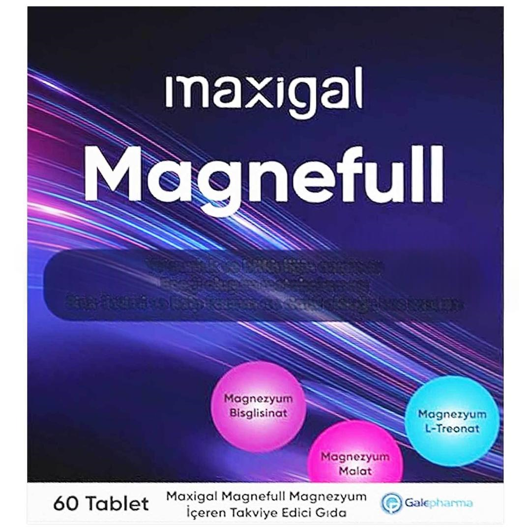 Maxigal Magnefull Magnezyum 60 Tablet
