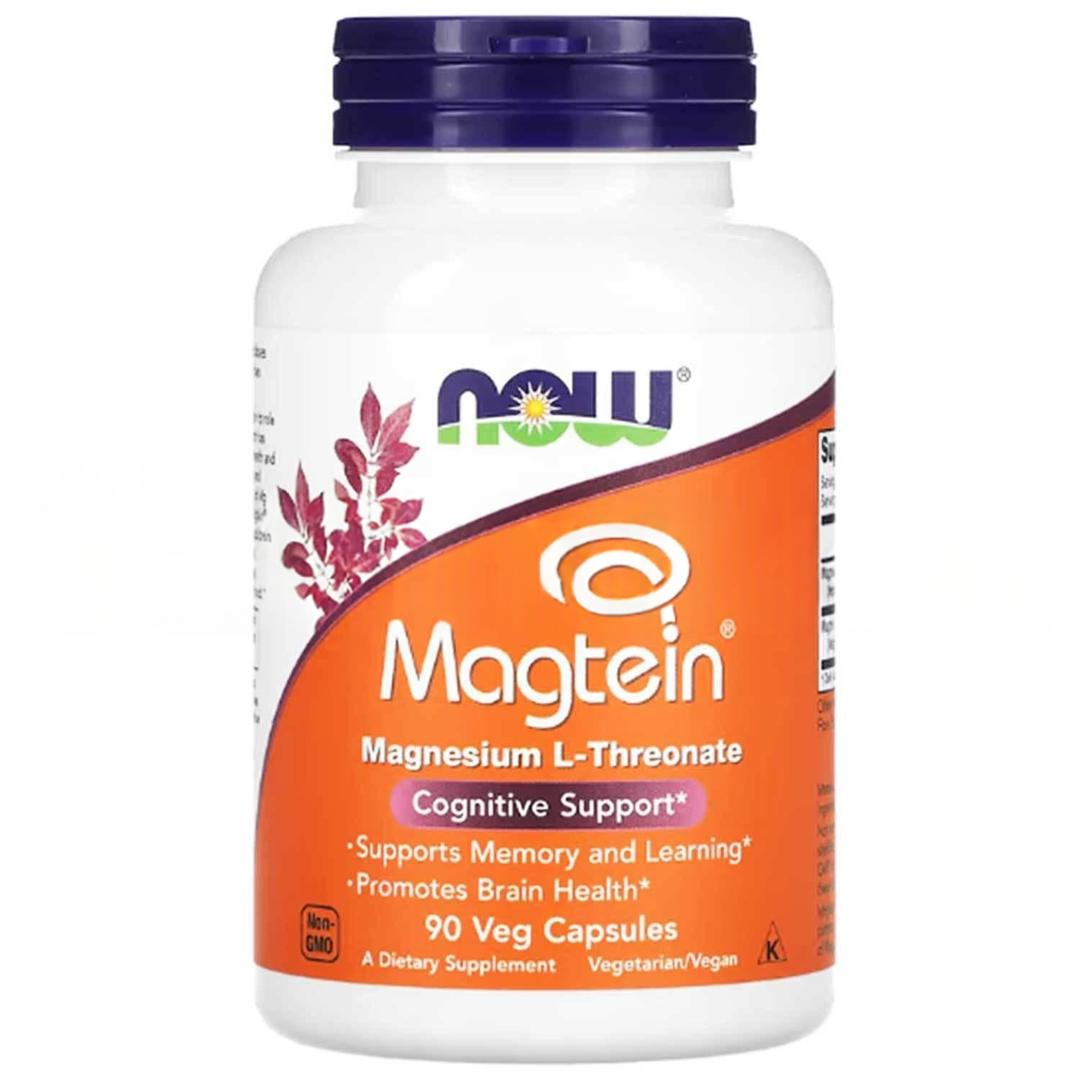 Now Foods Magtein Magnesium L-Threonate 90 Veggie Capsules - İthal