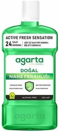 AGARTA DOĞAL NANE FERAHLIĞI AĞIZ BAKIM SUYU 500ML