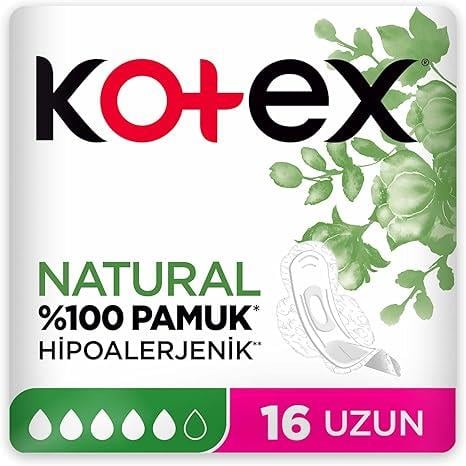 KOTEX NATURAL ULTRA QUADRO UZUN (16X12)