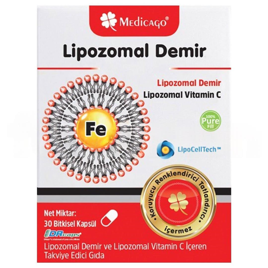 Medicago Liposomal Iron 30 Kapsül