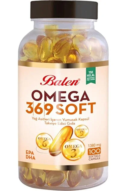 Balen Omega 3-6-9 Soft 1380 mg 100 Kapsül