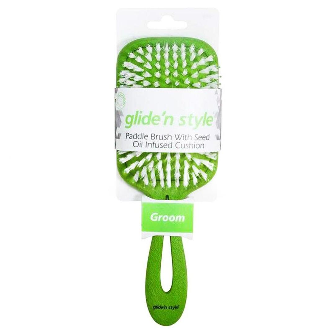 Glide'n Style Paddle Tohum Yağı Emdirilmiş Yastıklı Saç Fırçası GS243