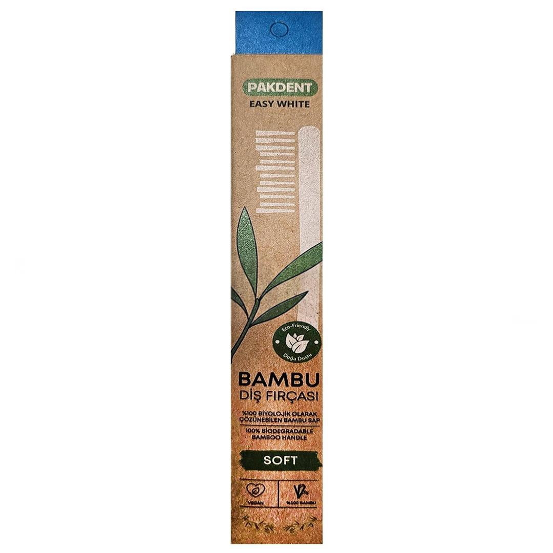 Pakdent Easy White Bambu Diş Fırçası