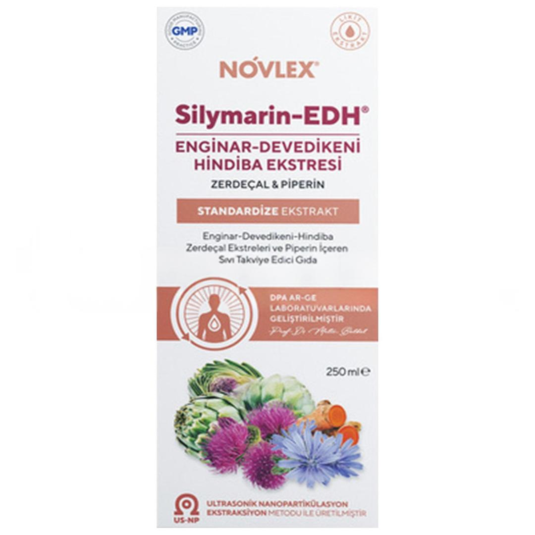 Novlex Silymarin-Edh Enginar & Devedikeni & Hindiba Ekstresi 250 ml