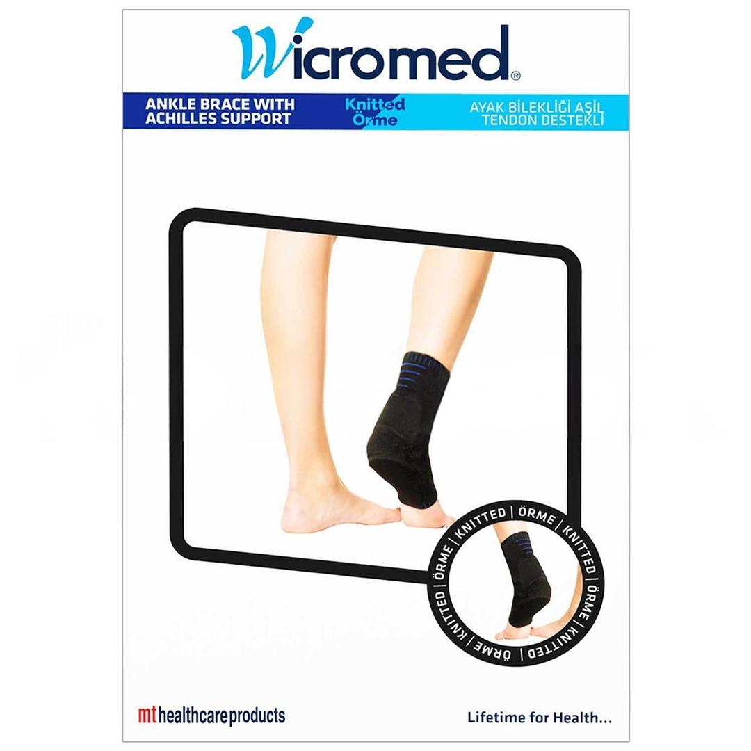 Wicromed Ayak Bilekliği Örgü Aşil Tendon Destekli Large