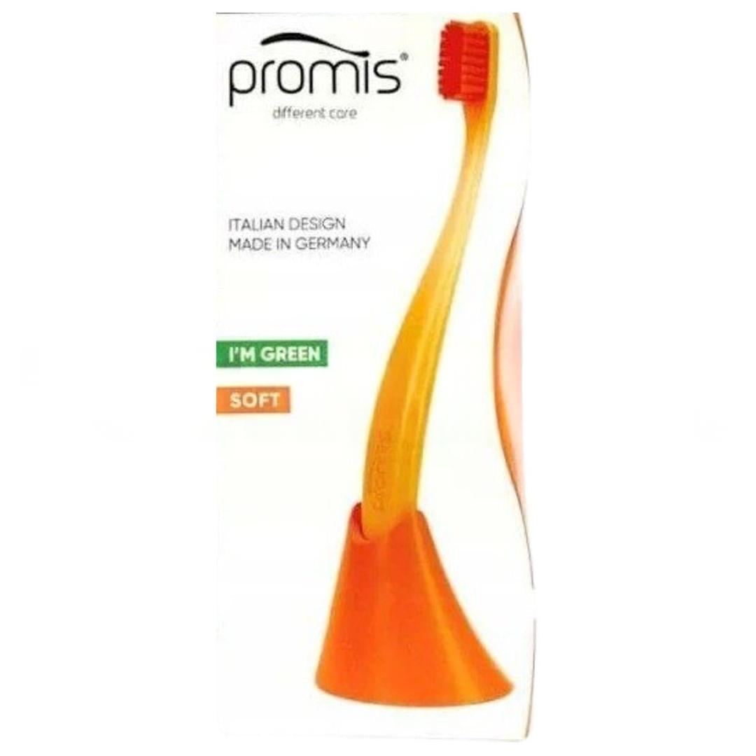 Promis Biplastic Single Diş Fırçası 6750 - Soft - Orange - Tutucu Hediyeli
