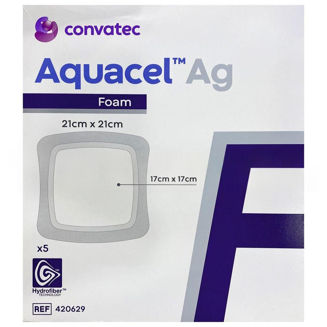 Aquacel Ag Foam Diyabetik Gümüşlü Yara Örtüsü 21x21 Tekli